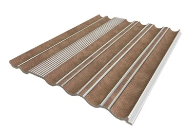 Walnut Silver Groove PS seinapaneel